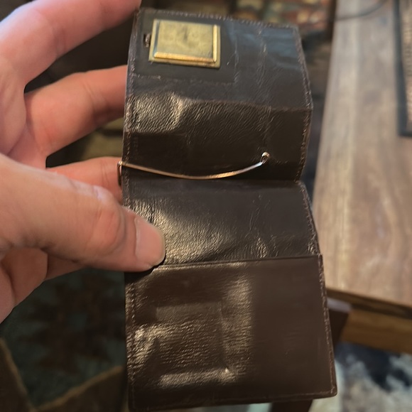 German Made Antique Wallet Genuine Alligator  With watch in wallet - Picture 3 of 5